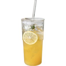 Y Plus One 耐熱玻璃大容量隨行杯, 650ml, 單一顏色