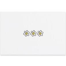 Nature Living 反轉魅力可水洗浴室珪藻土地墊, 微笑雛菊