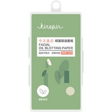 Inyen吸油面紙 綠茶, 1個, 80入