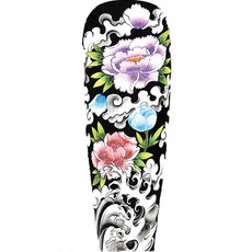 ANSWERFIT 全臂刺青紋身貼紙 TQB-50, 混合色, 1個