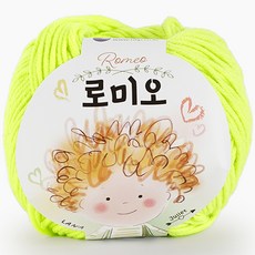쎄비 로미오 뜨개실, 80네온배추벌레, 1개