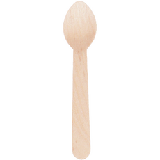 Draw Life 木製湯匙 散裝 140mm, 2個, 100入