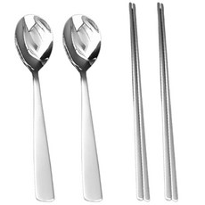 Willive Mono 兒童餐具組, 湯匙 2入 + 筷子 2入, 單一顏色