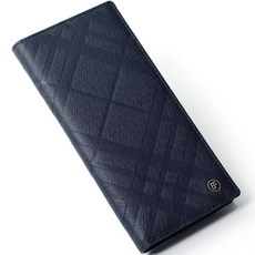 BLANC FLEUR Saffiano格紋長夾