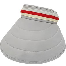 BRENCE 針織綁帶遮陽帽 高爾夫 登山 遮陽帽 帽子, 淺灰色