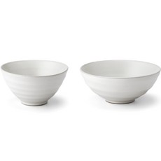 광주요 국산 담시리즈 1인 공기대접 세트, 담백색, 밥그릇 + 국그릇, 1세트