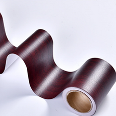 JOANMALL 便利木紋飾條 防水自黏壁貼, 06 桃花心木