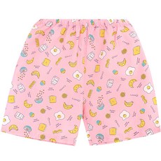 PremierFam 女童早安泡泡紗居家五分褲2號