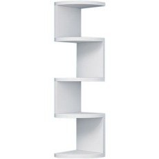 JLIFE Angler Z字形轉角層架, 白色, 1個