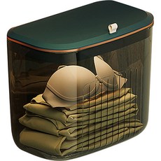 ANSWERFIT 廚房現代掛式廚餘垃圾桶垃圾桶, 透明綠色