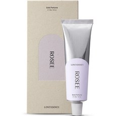 Lovey Dovey 純素香味玫瑰固體香水, 1個, 30g