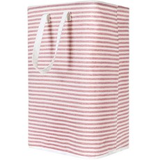 Zaka 折疊布藝大容量多用途洗衣籃 72L, 紅色