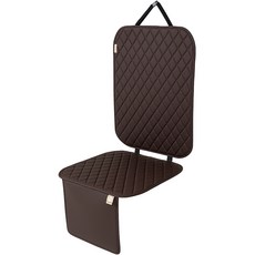 MomnLittle 嬰幼兒汽車座椅保護墊, 棕色, 1個