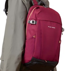 DTree 健行登山戶外可折疊後背包 25L, 05 酒紅色