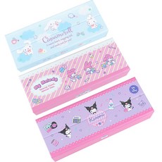三麗鷗角色鏡子收納盒 3入, 混色, 1組