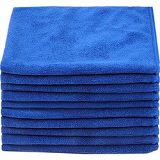 World Clean 柔軟清潔布 藍色, 10個