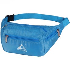 Ditree 輕量可折疊單手登山腰包, 04 藍色