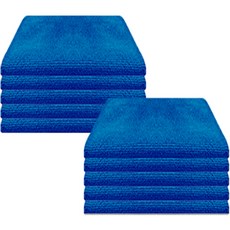 World Clean 多功能超細纖維抹布 藍色, 10個