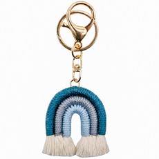 KOKA Macrame彩虹鑰匙圈, 06, 1個