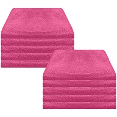 World Clean Multiple 超細纖維抹布 粉紅色, 10個