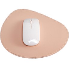 나하로 스티치 가죽 마우스패드, 인디핑크, 1개