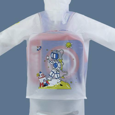 ORANGEDAMOM 兒童彩色鈕扣雨衣