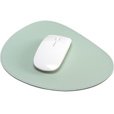 나하로 스티치 가죽 마우스패드, 민트, 1개
