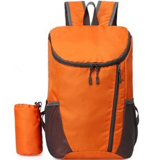 Tingall 登山戶外折疊式超輕量背包, 橘色