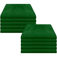 World Clean 多功能超細纖維抹布 綠色, 10個