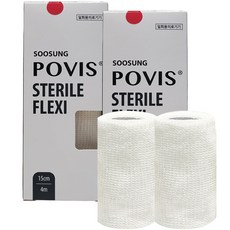 POVIS 수성 스테럴 플렉스 압박용 밴드 15cm x 4m SSF-K4, 1개입, 2개