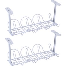 優質良品 黏貼式多功能廚具掛架, 灰色, 2個
