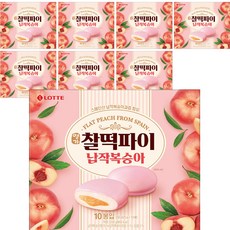LOTTE 樂天 水蜜桃年糕派 10入, 8個, 250g