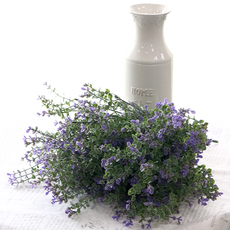 Dawoo F&G 彩色尤加利人造花束 9枝 x 5入組, 紫色