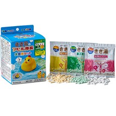키키유 탄산입욕제 30g x 3종 + 오리대장 대모험 세트, 225g, 1개