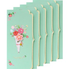 From&To Rosemoor 紅包袋 FB229-1, 5個, 混合色