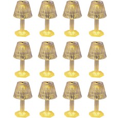 Mostick 餐廳 婚宴會場 西餐廳 水晶 led 電子燭光 3 12入, 單一顏色