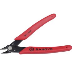 精細切割塑膠模型零件組裝斜口鉗鉗子工具 BY-170II, 紅色