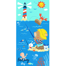 Paradaiso 印花設計亮點大型沙灘巾 70 x 150cm, 12, 1個