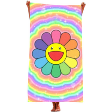 Sonio 微笑超細纖維沙灘巾 70 x 150 cm, TYPE04, 1個