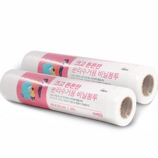 생활미소 분리수거용 비닐봉투 48 x 60 cm 60p, 20L, 2개