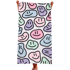 소니오 스마일 마이크로 화이버 비치타월 80 x 160 cm, TYPE01, 1개