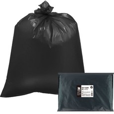 平面塑膠袋 黑色, 40L, 100枚