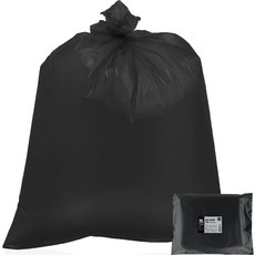 平面塑膠袋 黑色, 100L, 50個