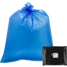 平板塑膠袋 76x94cm 藍色, 80L, 50個