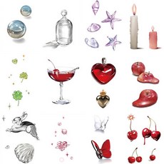 Pang Seller 時尚刺青紋身貼紙 12p, 1個, 03 3D彩色