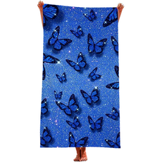 Sonio 微笑超細纖維沙灘巾 70 x 150 cm, TYPE11, 1個