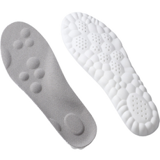 雲朵柔軟鞋墊 2件組, 灰色, 1組