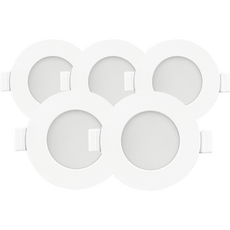 DAYTIME LED 超薄嵌燈 7.62cm 4W, 5個, 晝光色