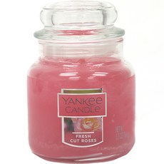 YANKee CANDLe 香氛蠟燭, 鮮切玫瑰, 104g, 1個