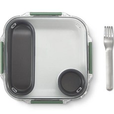 Black+Blum Office Live方形便當盒全套組, 橄欖綠, 1套